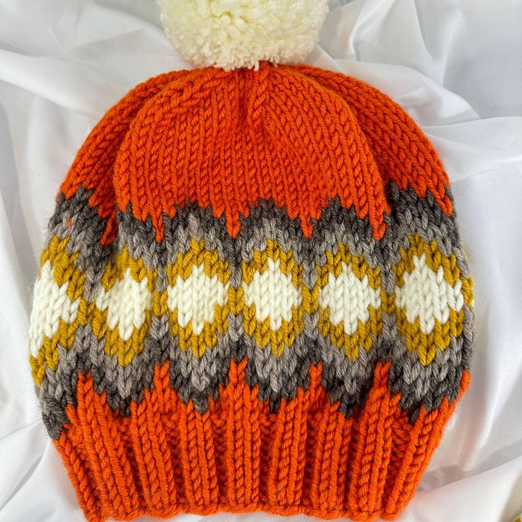 Handmade Knit Beanie, Cozy Winter Hat For Adults and Kids, Warm Handcrafted Cap
