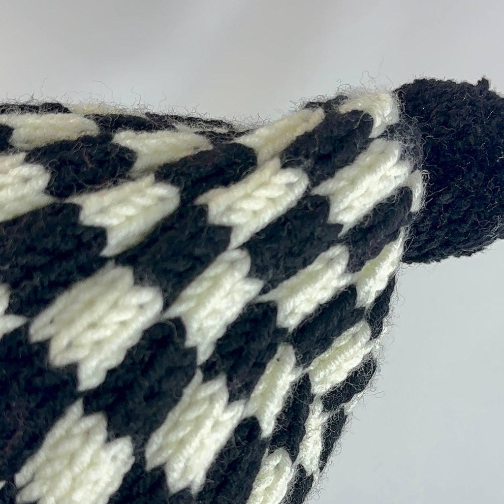 Hand Knitted Baby Vest: Soft White Yarn, Leaf Yoke Design