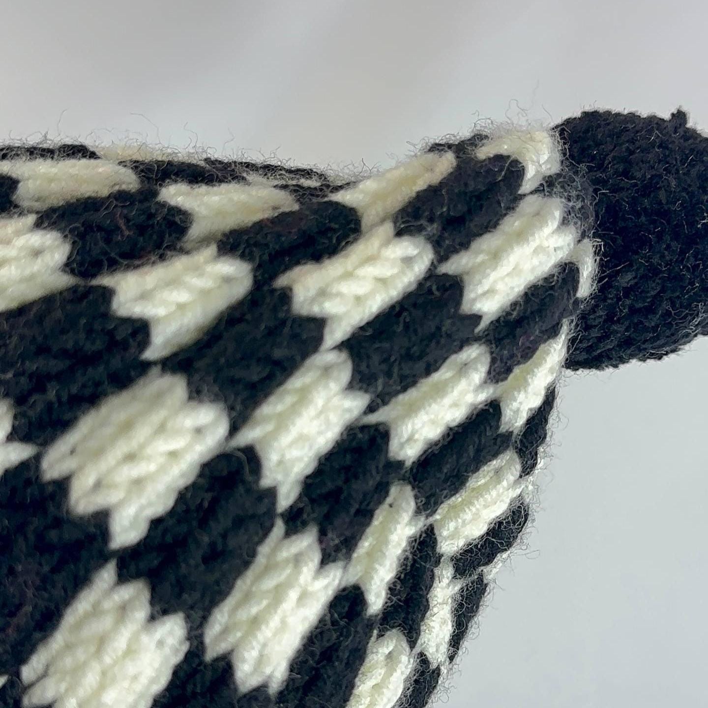 Hand Knitted Baby Vest: Soft White Yarn, Leaf Yoke Design