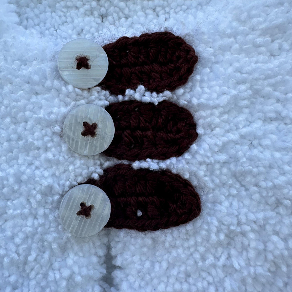 Handmade Fluffy Baby Vest - Soft Crochet with Giraffe Design - 12-18 Month