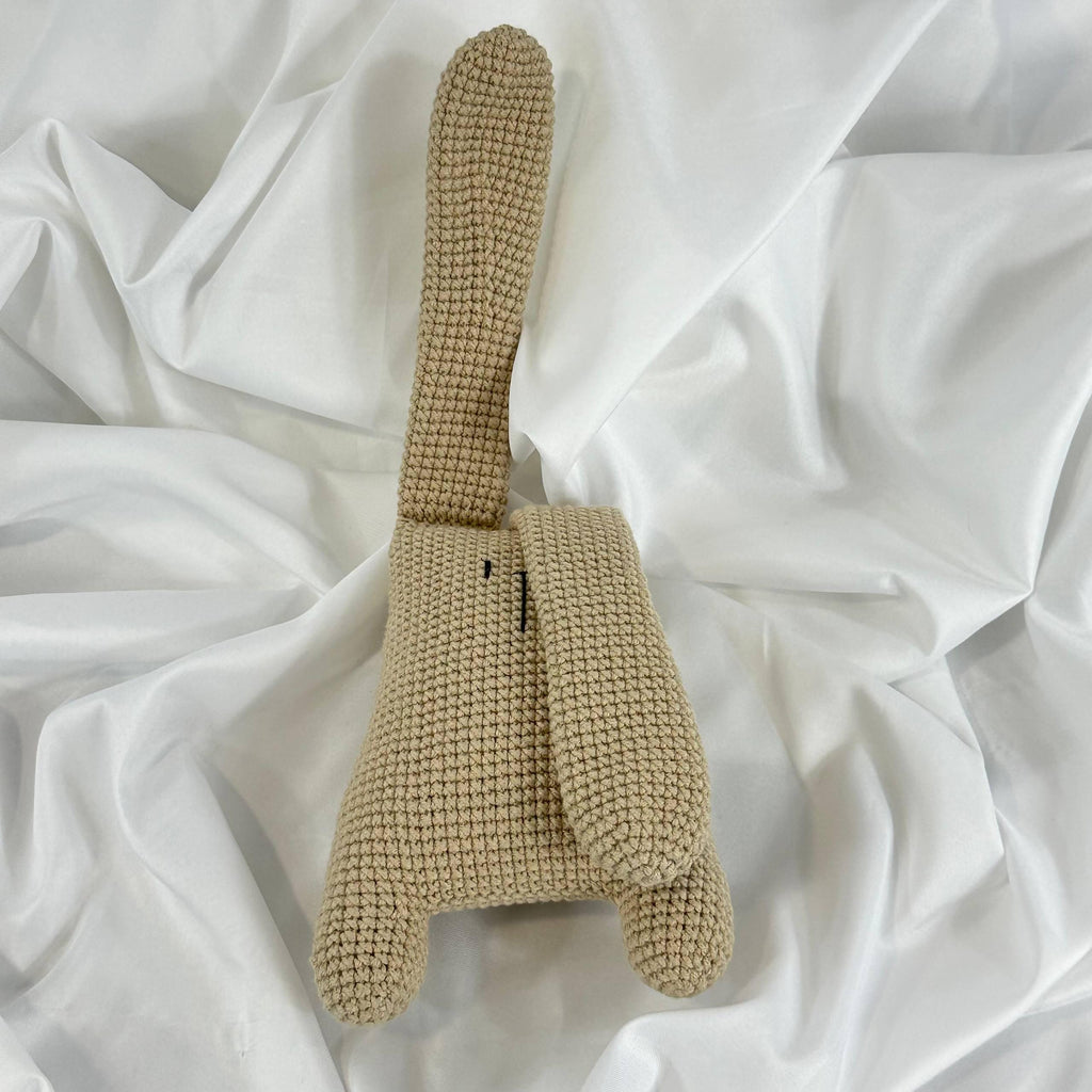 Handmade Crochet Peekaboo Bunny Toy, 100% Cotton, Baby Shower Gift, Nursery Decor