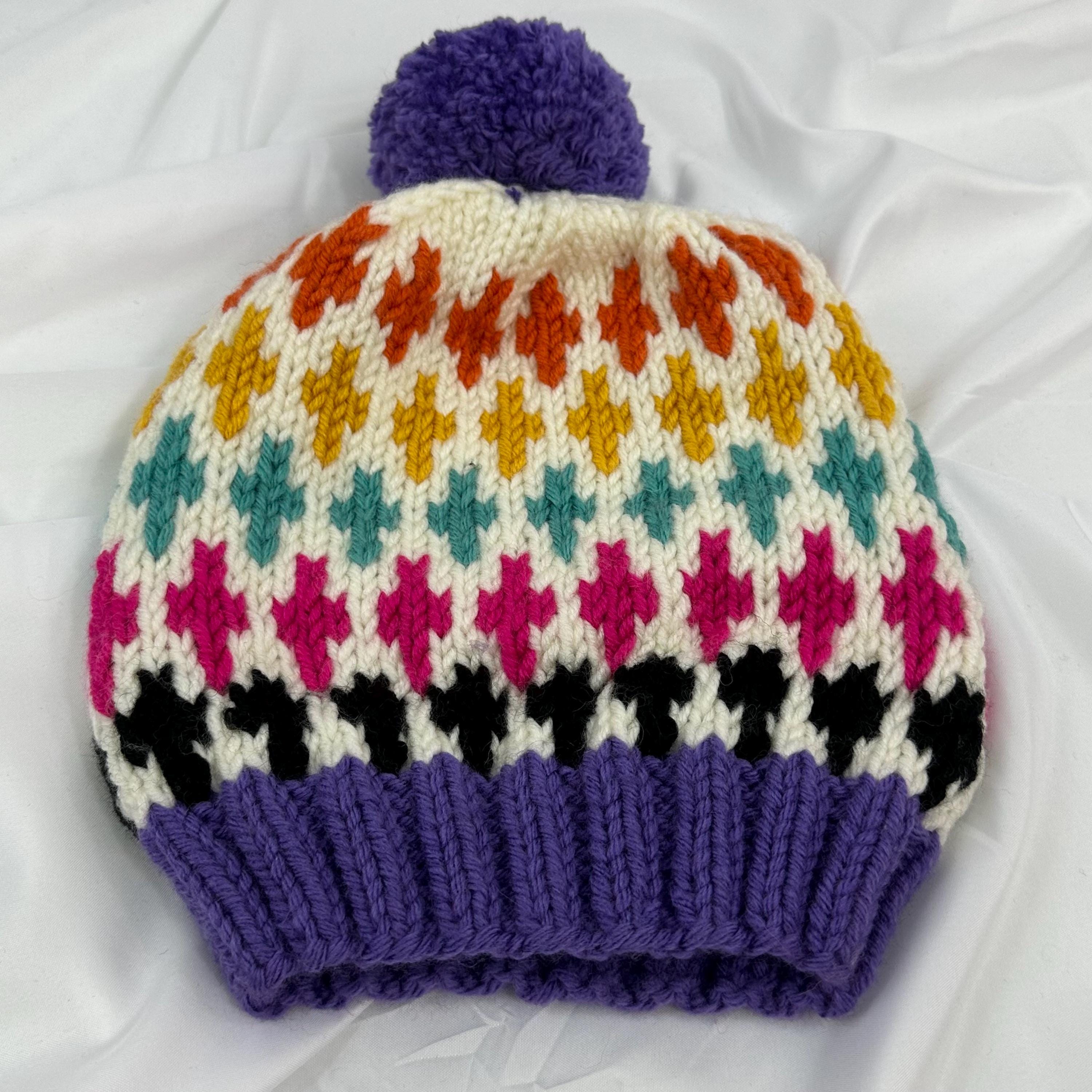 Handmade Knit Beanie, Cozy Winter Hat For Adults and Kids, Warm Handcrafted Cap