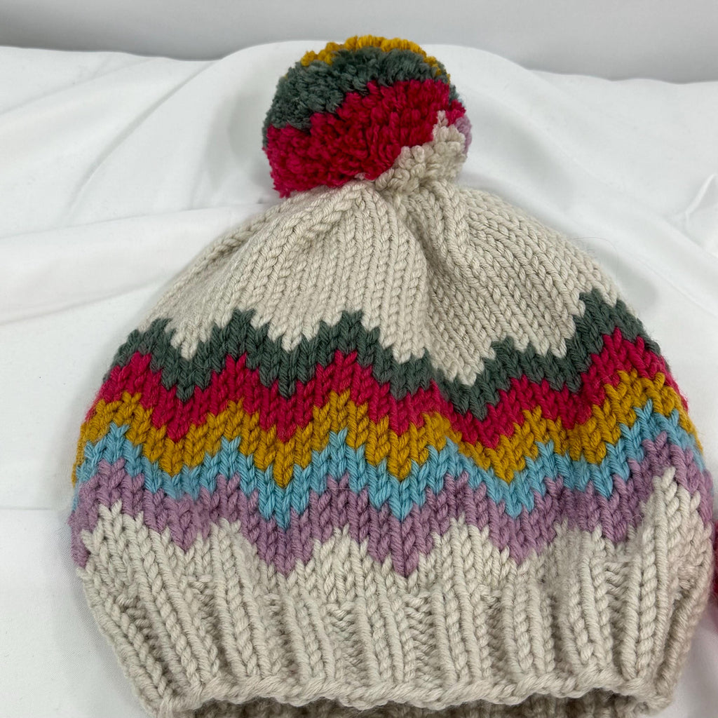 Handmade Knit Beanie, Cozy Winter Hat For Adults and Kids, Warm Handcrafted Cap