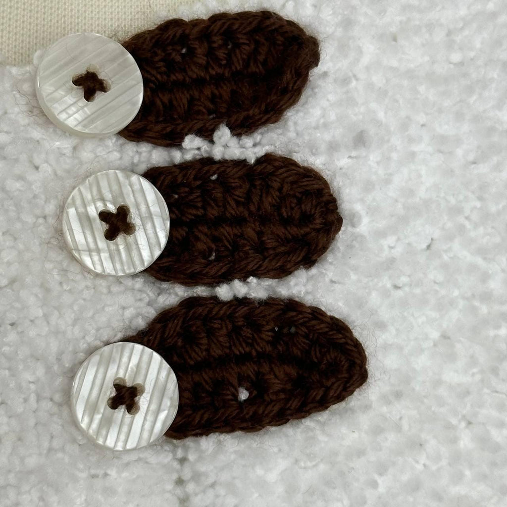 Handmade Fluffy Baby Vest - Soft Crochet with Giraffe Design - 12-18 Month