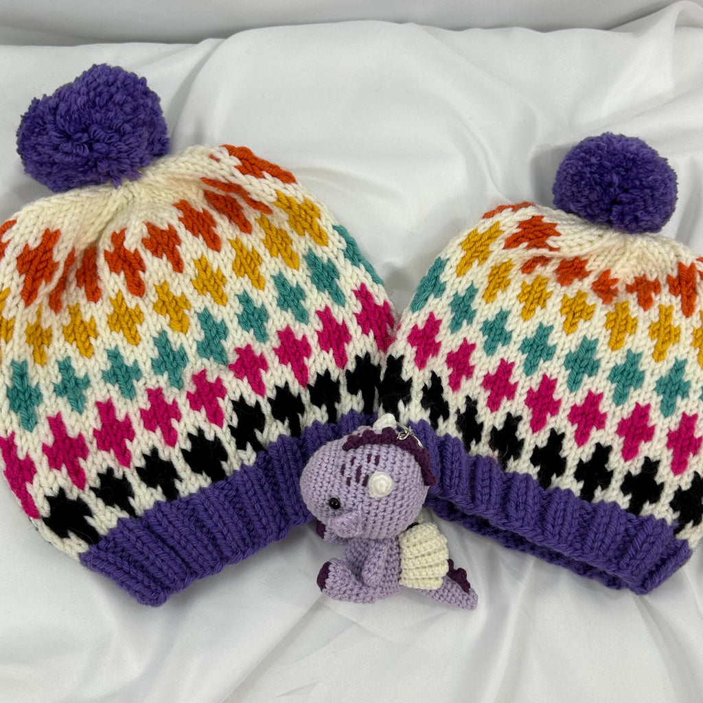 Handmade Knit Beanie, Cozy Winter Hat For Adults and Kids, Warm Handcrafted Cap